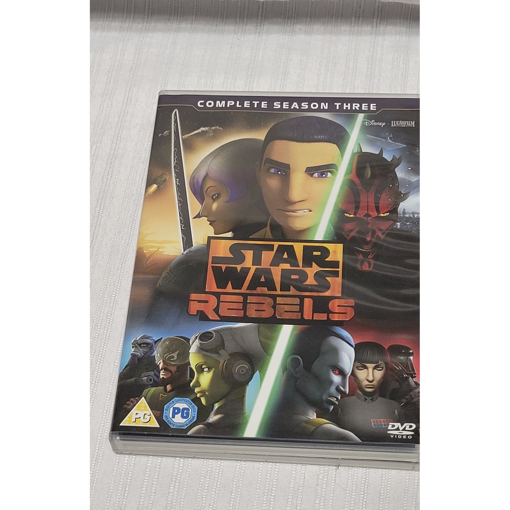 Star Wars Rebels Complete Season Three 3 DVD Set Region 2 PAL Disney Lucasfilm